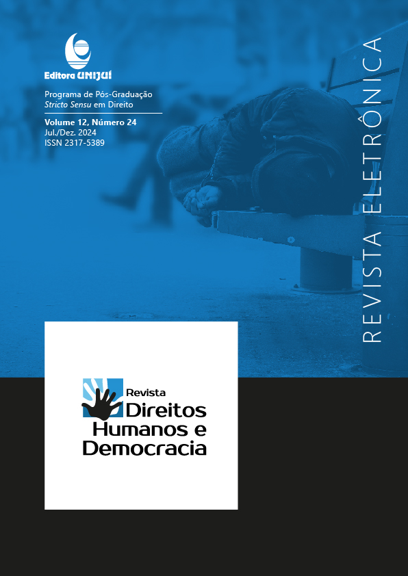 					View Vol. 12 No. 24 (2024): REVISTA DIREITOS HUMANOS E DEMOCRACIA
				