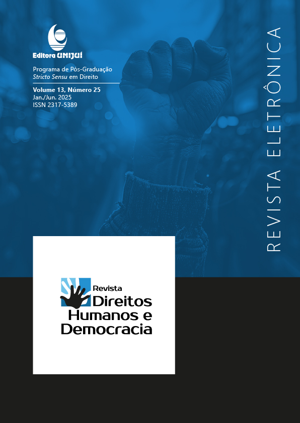 					Visualizar v. 13 n. 25 (2025): REVISTA DIREITOS HUMANOS E DEMOCRACIA
				